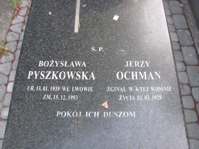Bożysława Pyszkowska 1939 Jarosław - Grobonet - Wyszukiwarka osób pochowanych
