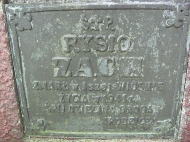 Ryszard Zach Jarosław - Grobonet - Wyszukiwarka osób pochowanych