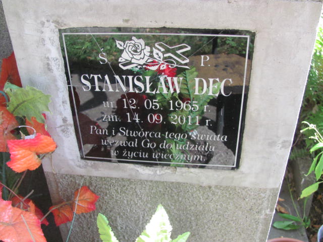 Stanisław Dec 1965 Jarosław - Grobonet - Wyszukiwarka osób pochowanych