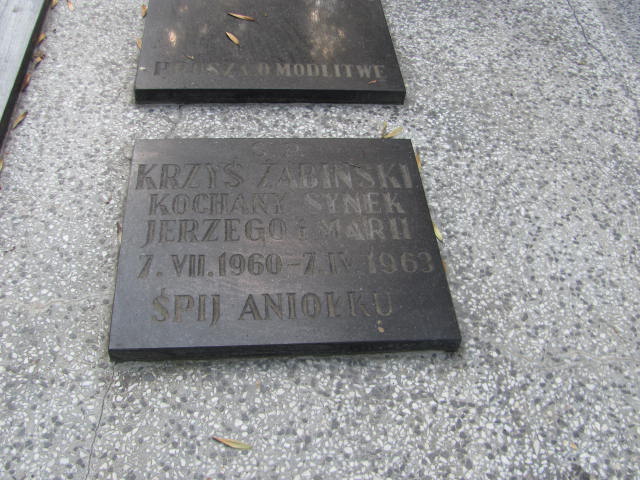 Krzysztof Żabiński 1960 Jarosław - Grobonet - Wyszukiwarka osób pochowanych