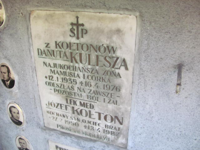 Danuta Kulesza 1935 Jarosław - Grobonet - Wyszukiwarka osób pochowanych