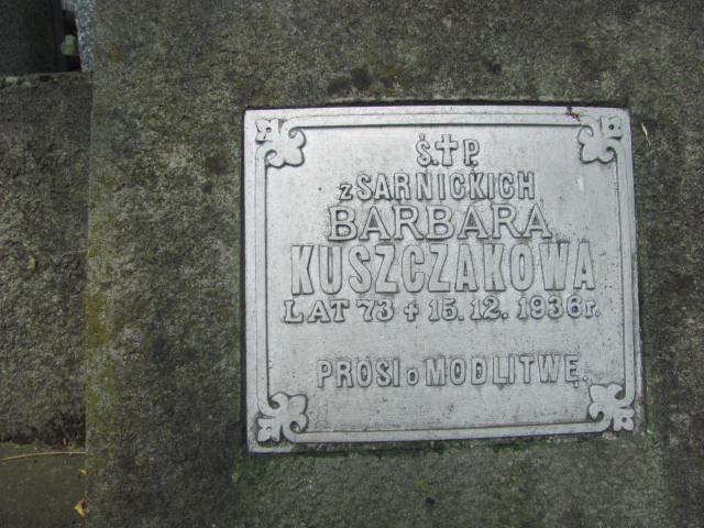 Barbara Kuszczak Jarosław - Grobonet - Wyszukiwarka osób pochowanych