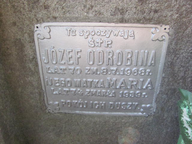Maria Odrobina 1882 Jarosław - Grobonet - Wyszukiwarka osób pochowanych
