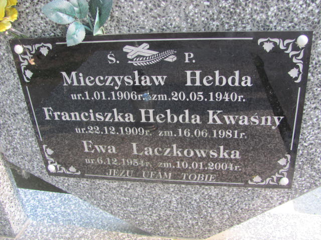 Ewa Łączkowska 1954 Jarosław - Grobonet - Wyszukiwarka osób pochowanych