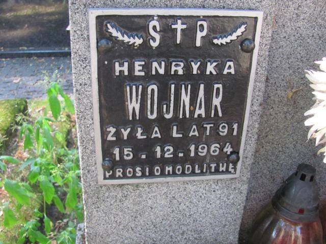 Henryka Wojnar Jarosław - Grobonet - Wyszukiwarka osób pochowanych