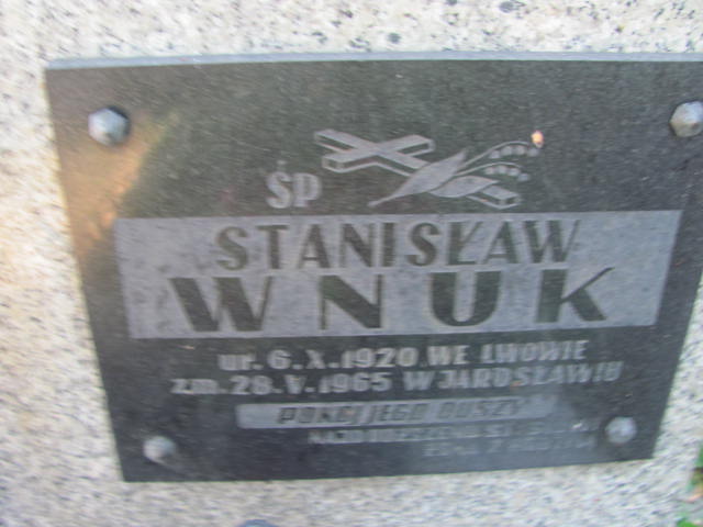 Stanisław Wnuk 1920 Jarosław - Grobonet - Wyszukiwarka osób pochowanych