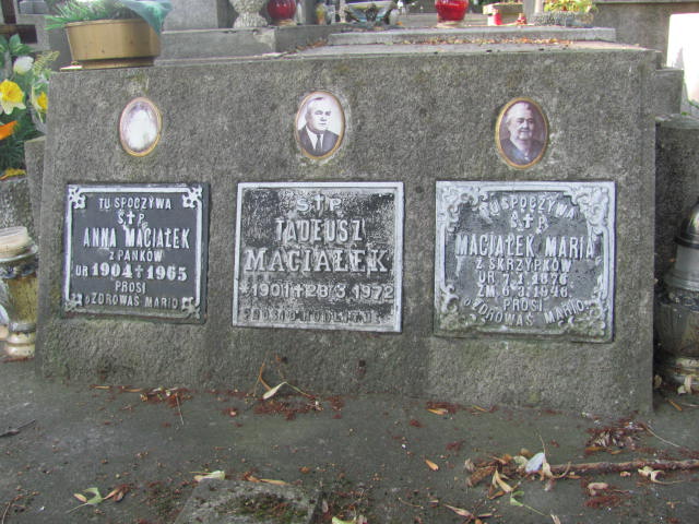 Anna Maciołek 1904 Jarosław - Grobonet - Wyszukiwarka osób pochowanych