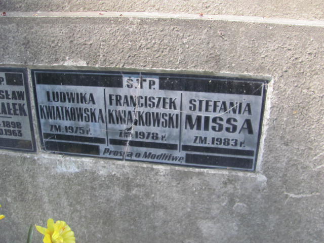 Stefania Missa 1893 Jarosław - Grobonet - Wyszukiwarka osób pochowanych