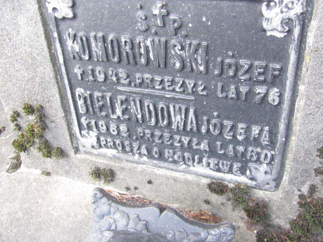 Józefa Bielendowa 1882 Jarosław - Grobonet - Wyszukiwarka osób pochowanych