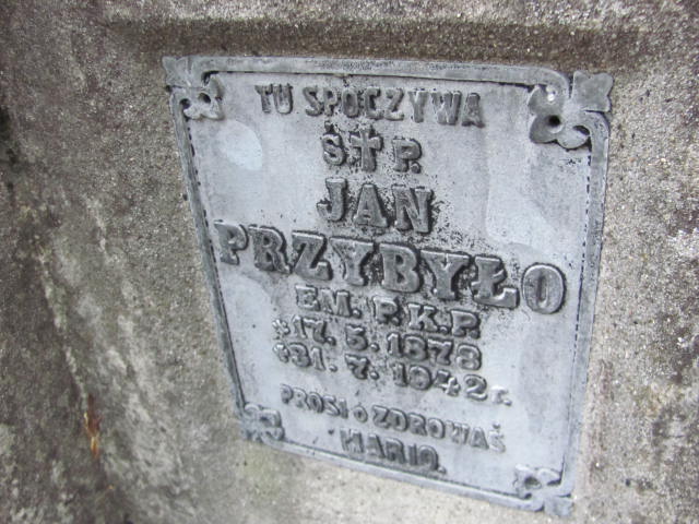 Jan Przybyło 1878 Jarosław - Grobonet - Wyszukiwarka osób pochowanych