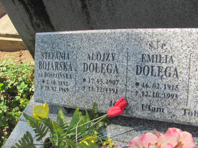 Alojzy Dołęga 1907 Jarosław - Grobonet - Wyszukiwarka osób pochowanych