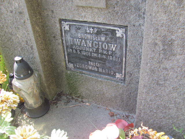 Bronisław Iwańciów 1901 Jarosław - Grobonet - Wyszukiwarka osób pochowanych