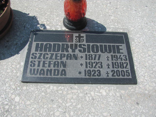 Stefan Wacław Hadryś 1923 Jarosław - Grobonet - Wyszukiwarka osób pochowanych
