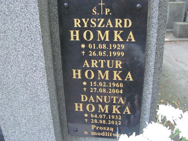 Artur Homka 1960 Jarosław - Grobonet - Wyszukiwarka osób pochowanych