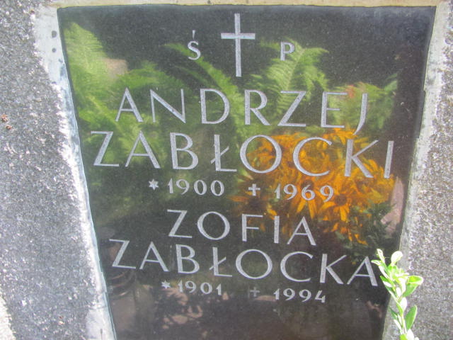 Andrzej Zabłocki 1900 Jarosław - Grobonet - Wyszukiwarka osób pochowanych