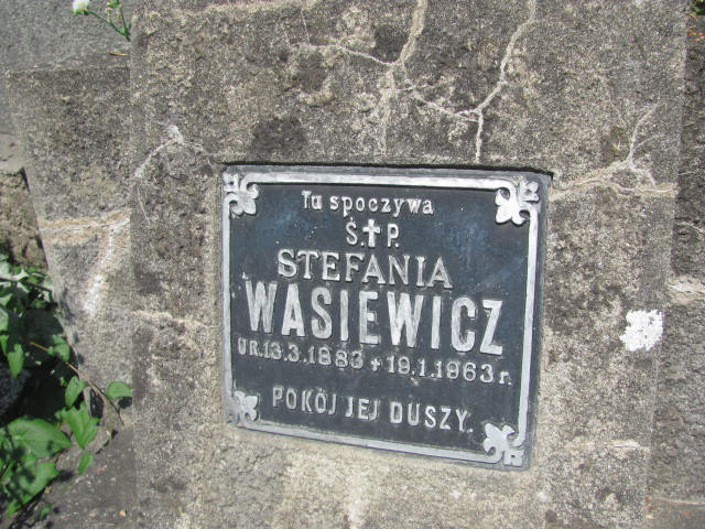 Stefania Wasiewicz 1883 Jarosław - Grobonet - Wyszukiwarka osób pochowanych