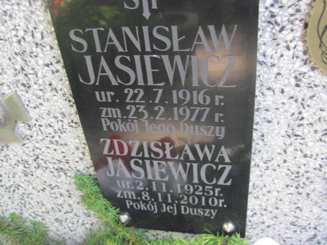 Stanisław Jasiewicz 1916 Jarosław - Grobonet - Wyszukiwarka osób pochowanych