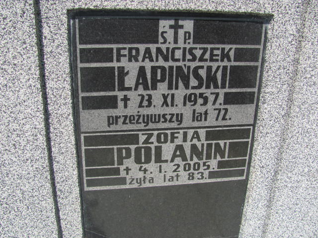 Janina Mosiądz 1921 Jarosław - Grobonet - Wyszukiwarka osób pochowanych