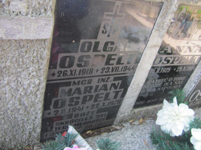 Jan Ospelt 1947 Jarosław - Grobonet - Wyszukiwarka osób pochowanych