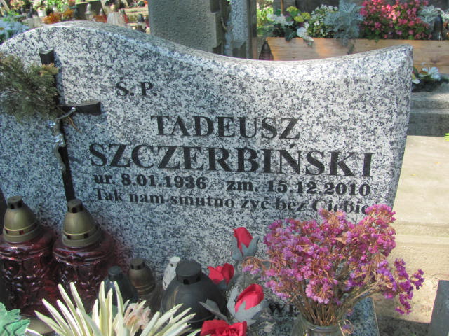 Tadeusz Szczerbiński 1936 Jarosław - Grobonet - Wyszukiwarka osób pochowanych