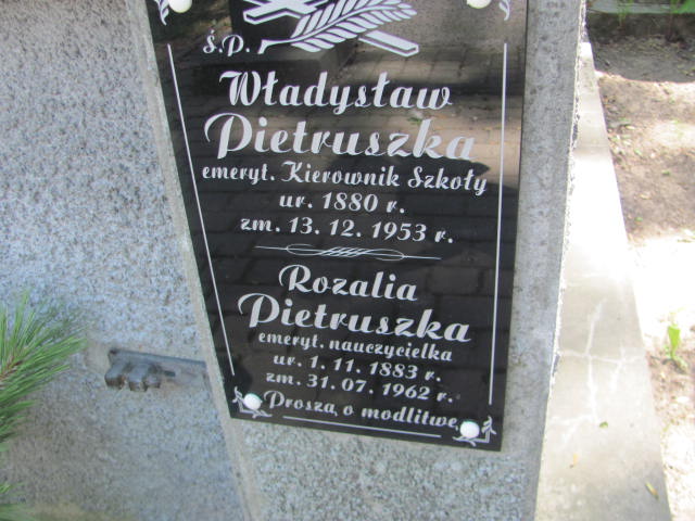 Rozalia Pietruszka 1883 Jarosław - Grobonet - Wyszukiwarka osób pochowanych