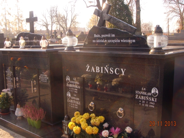 Stefania Żabińska 1908 Jarosław - Grobonet - Wyszukiwarka osób pochowanych