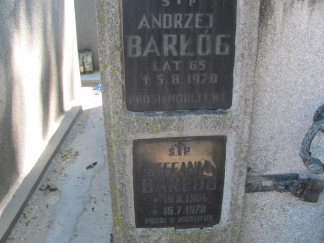 Andrzej Barłóg 1905 Jarosław - Grobonet - Wyszukiwarka osób pochowanych