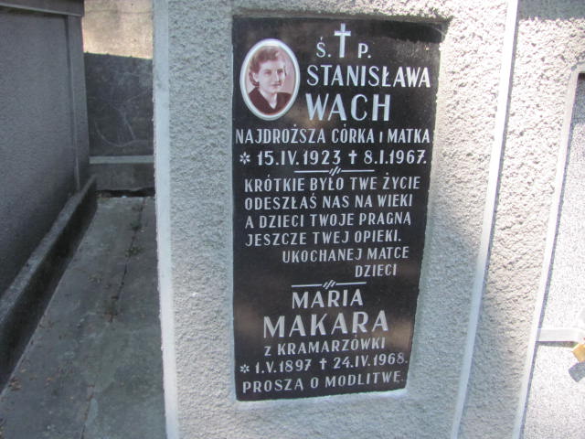 Stanisława Wach 1923 Jarosław - Grobonet - Wyszukiwarka osób pochowanych