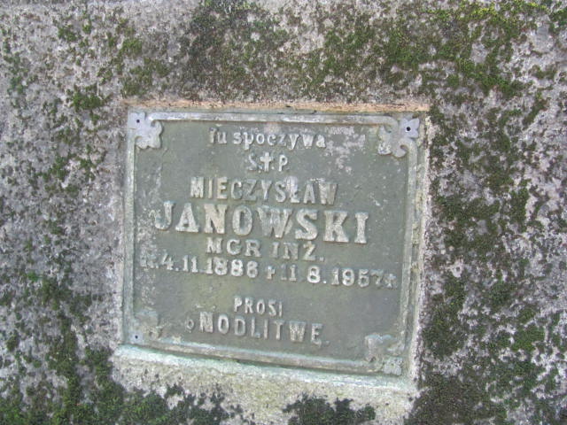 Mieczysław Janowski 1886 Jarosław - Grobonet - Wyszukiwarka osób pochowanych