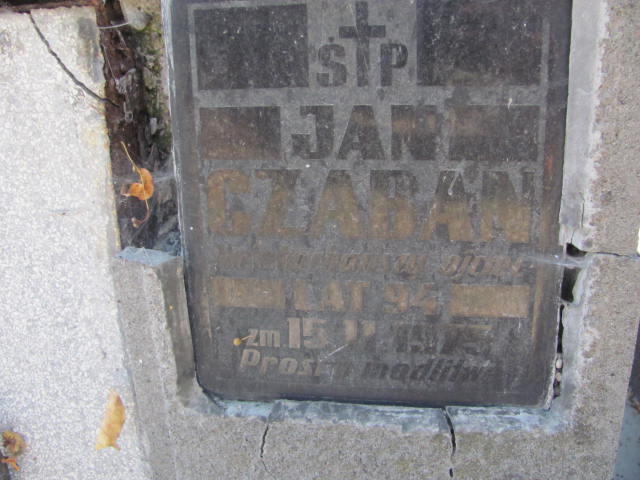 Jan Czaban 1881 Jarosław - Grobonet - Wyszukiwarka osób pochowanych