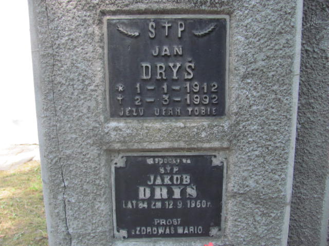 Jakub Dryś 1877 Jarosław - Grobonet - Wyszukiwarka osób pochowanych