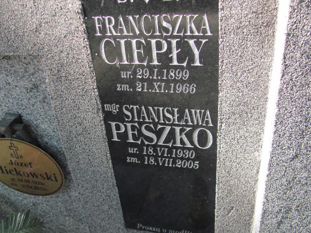 Józef Mickowski 1929 Jarosław - Grobonet - Wyszukiwarka osób pochowanych