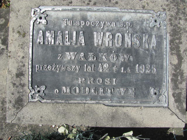 Aniela Wrońska Jarosław - Grobonet - Wyszukiwarka osób pochowanych