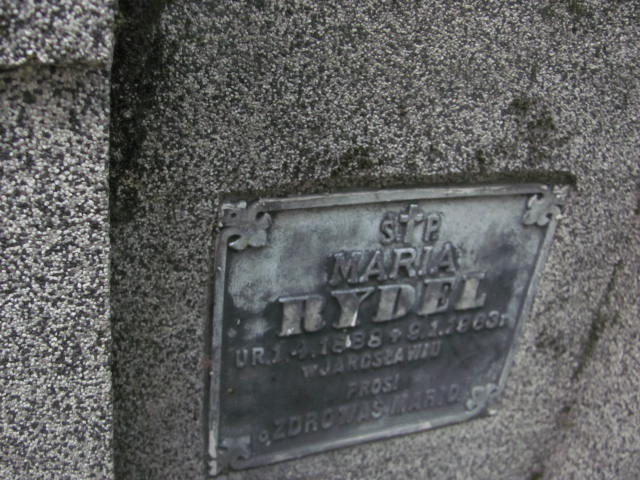 Maria Rydel 1888 Jarosław - Grobonet - Wyszukiwarka osób pochowanych