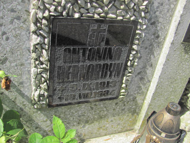 Antonina Bernardyn 1913 Jarosław - Grobonet - Wyszukiwarka osób pochowanych