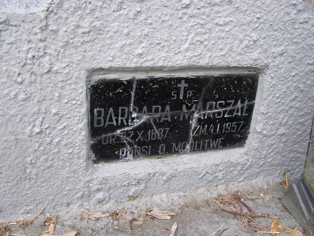 Barbara Marszał 1887 Jarosław - Grobonet - Wyszukiwarka osób pochowanych